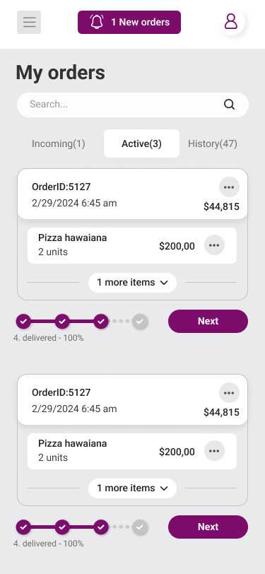 Our intuitive platform, makes order management a breeze.